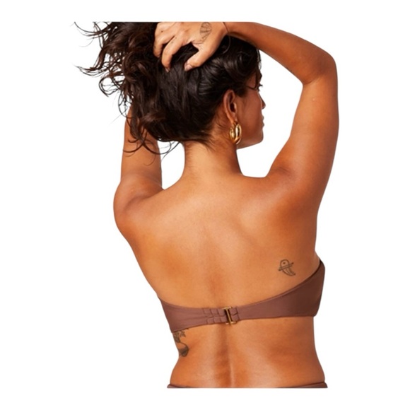 Andie The Scala Top Bikini Separate Color Espresso Brown Style AT169 Size Small - Picture 5 of 11
